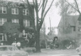 Homecoming lawn display, 1952