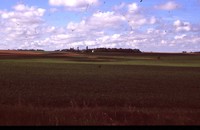 Farmland and Clear Skies.