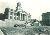 Construction of the west terrace of Old Capitol, The University of Iowa, October 6, 1926