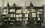 Book exhibit in the Fireplace Room (Library Staff Lounge), 1926