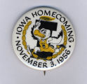 Homecoming badge, November 3, 1956