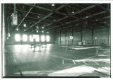 North Gym with gymnastics equipment in the Field House, the University of Iowa, 1930s
