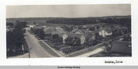 Main street looking northwest, Amana, Iowa, 1940s