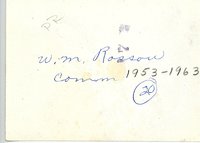 W. M. Rossow