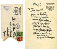 Herman B. Pumpian thank you letter to Helen Patricia (Patsy) Wilson.