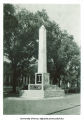 Homecoming monument near the Pentacrest, The University of Iowa, 1938