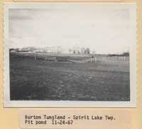 Pit Pond on Burton Tungland's Farm.