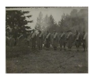 Soldiers with Bed Rolls