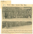 WAAC motor convoys stop here