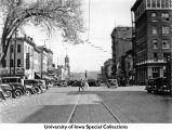 Clinton Street businesses, Iowa City, Iowa, 1930s