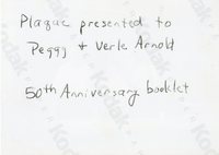 1994 - Peggy and Verle Arnold Receive Award