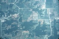 Unidentified aerial views of Des Moines County farmland