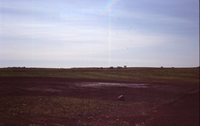 Larry Braby's Farm Before and After a Wetland Construction Project.