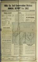 0173.  Mills Co. Soil Conservation District Annual Report for 1962