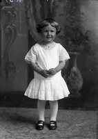 Child in white dress