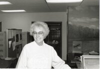 1990's  Dorothy Davis, Secretary of the Des Moines County Soil and Water Conservation District