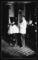 Barber and customer