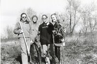 1999  Burlington High School Students plant trees